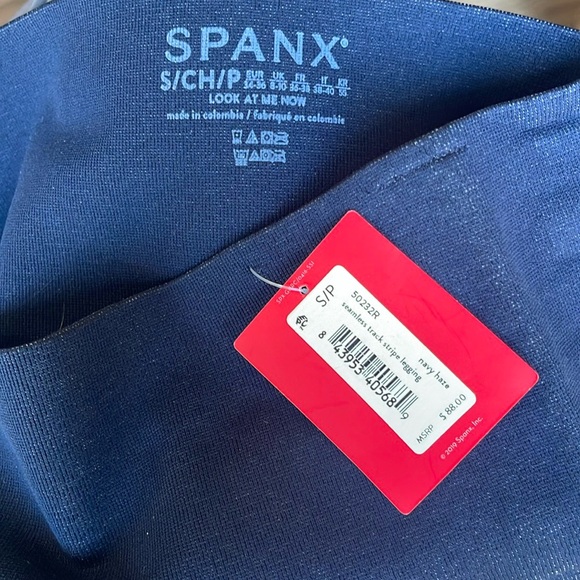 Spanx Active Seamless Track Stripe Leggings S/P - Picture 4 of 5